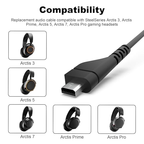 Cable USB para headset SteelSeries Arctis 5 1.5m miniatura 2