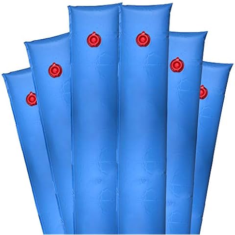 Robelle 3804-06 Deluxe 16g. Single-Chamber 4-Foot Blue Winter Water Tube For Swimming Pool Covers, 6-Pack Cover