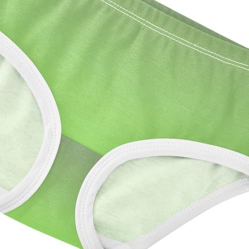 Joisal Girls Underwear Toddler 2t Cotton Panties for Girl Animals Kids Undies Briefs Camouflage Green Fresh Leaves Gradient4