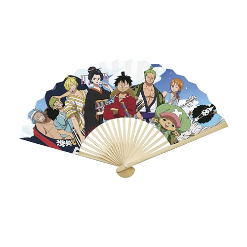 ABYSTYLE One Piece Straw Hat Crew Wano Folding Handheld...