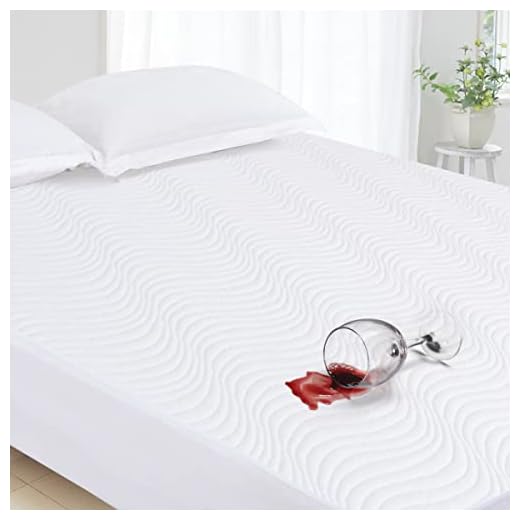King Size Waterproof Mattress Pad, 3D Air Fiber Fabric Cooling Mattress Protector, Stain Release Breathable Smooth Mattress Cover Stretches up to 18 Inches Deep Pocket Vinyl Free Bed Cover