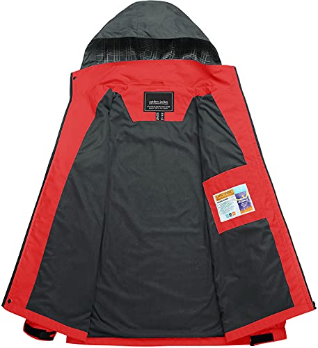 TACVASEN lichte, waterdichte outdoorjas voor heren met afneembare capuchon - Image 3