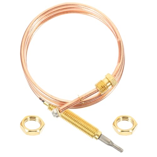 jojofuny Termopar de Repuesto para Calentador de Gas M81 Sensor Rosca para Estufa Chimenea y Parrilla Exterior Accesorio Compatible para Calefactor de Jardín Repuesto Termopar Fiable y