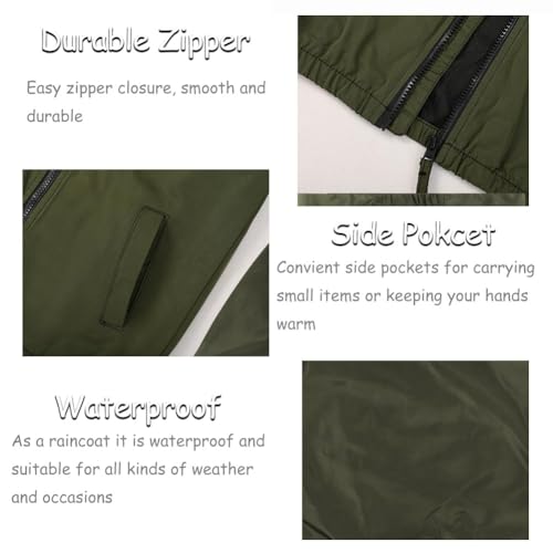 Image of SNOW DREAMS Boys Waterproof Rain Jacket Windbreaker Lightweight Coat Kids Raincoat Outerwear