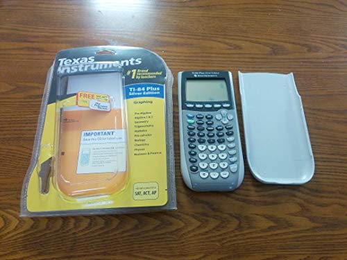 Texas Instruments TI-84 Plus Silver Edition Graphing Calculator (Renewed)