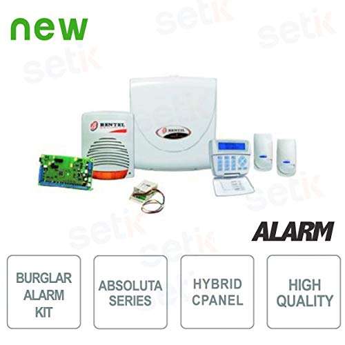 Bentel Security - Kit Promocional Alarma Bentel Alarma Inteligente Absoluta - ABS-14KITSM