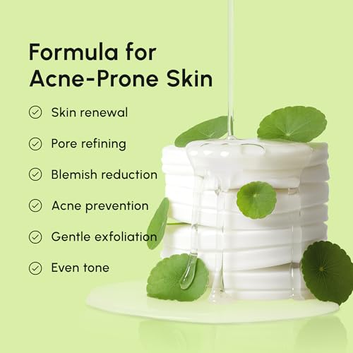 Image of MAREE Blemish Acne Clearing Polishes - Daily Facial Radiance Toner Pads - Witch Hazel Pads Acne Face Toning - Acne Skin Care with BHA Salicylic Acid - Blemish Clearing Witch Hazel Device
