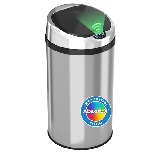iTouchless 8 Gallon Touchless Kitchen Trash Can