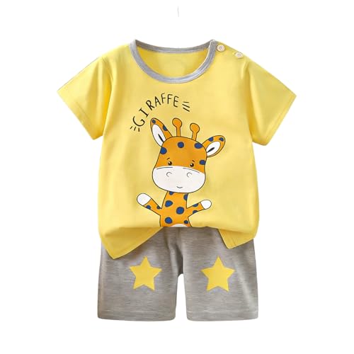 Image of LMYOVE Casual round-neck short-sleeved T-shirt and short suit summer beachwear