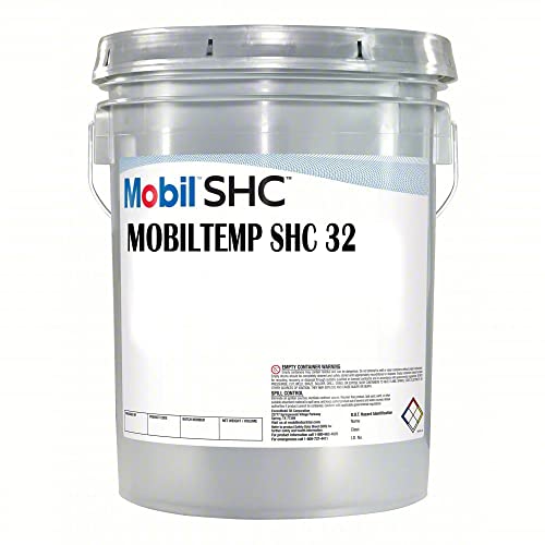 Mobil Mobiltemp SHC 32 Synthetic Lubricating Grease, 35LB Pail