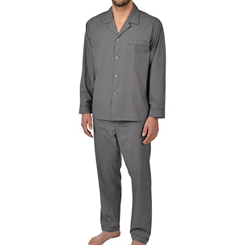 Majestic International Men's Cotton Basic Long Sleeve Pajama...