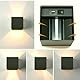 SUPALIG Wandlampe Innen mit Bewegungsmelder 6000mAh Wandleuchte Batteriebetrieben 6W 3000K, USB Wandlampe mit Schalter,Kabellose Einstellbar Abstrahlwinkel Wandbeleuchtung Treppen Flur (Schwarz-2)