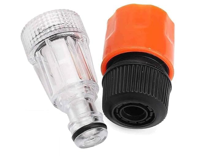 FT Tools High Pressure Washer Water Filter Connection Accessory 3/4" Inlet Nozzle, Nipple, with Quick Connector Suitable for Shakti Technology, Aimex, Starq, Agaro, JPT