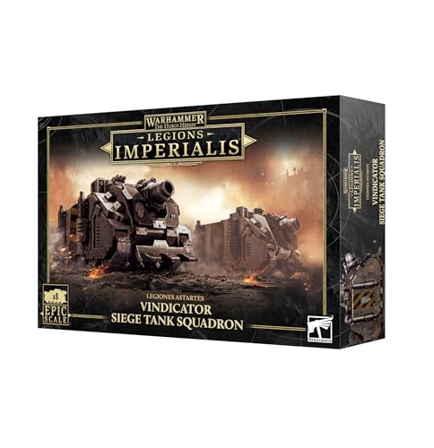 Tanques Vindicator Asedio Legions Imperialis para superar fortificaciones en Warhammer