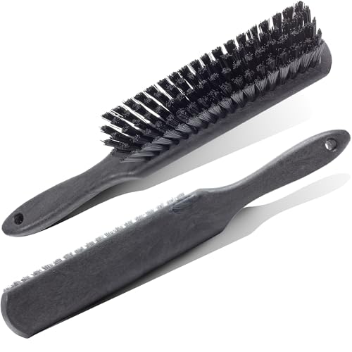 Brosse de comptoir Sparta à poils denses en polypropylène noir robuste - 3