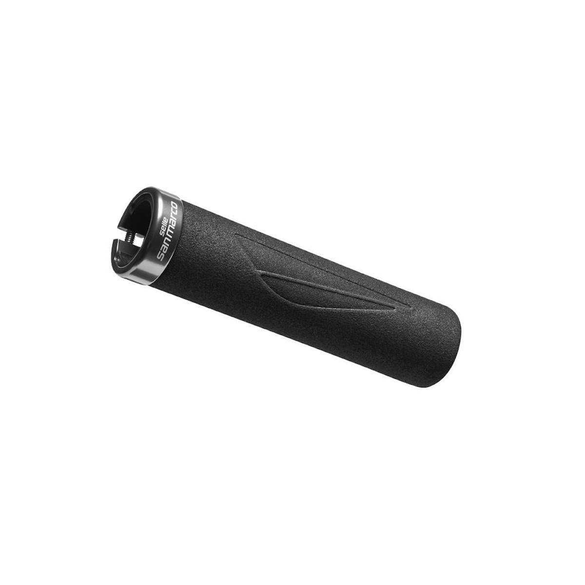 Selle San Marco Presa XC Locking MTB Grips: Black, Black/White, ESTANDAR - Image 3