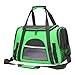 Pet Soft-Sided Carrier Airline Approved Dog Sling Carrier Cat Travel Carrier Bag with Fleece Pad Green