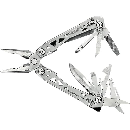 Gerber Multifunktionswerkzeug mit Taschenclip und 15 Funktionen, Suspension NXT Multi-tool, 31-003683