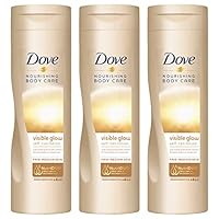 3x Dove Nourishing Body Care Self Tanning Lotion 250ml each Fair to Medium