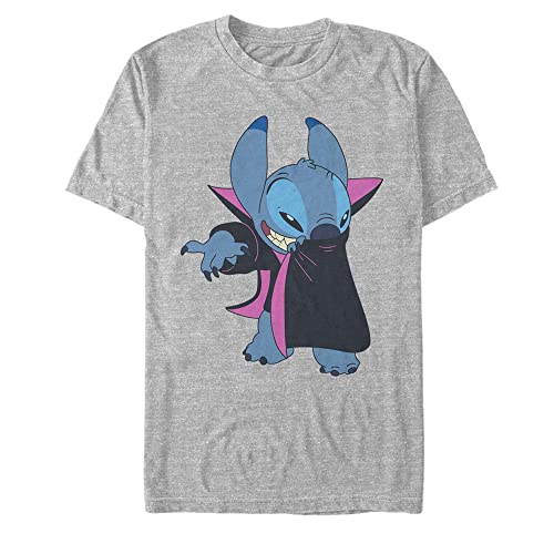 T-shirt Stitch Vampire Disney pour homme en coton noir confortable