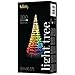 Produktbild Twinkly Light Tree - Fahnenmast-Weihnachtsbaum für den Innen- und Außenbereich - Vorbeleuchtet mit 300 RGB + warmweißen LEDs - App-gesteuert - Schwarz, 6 m