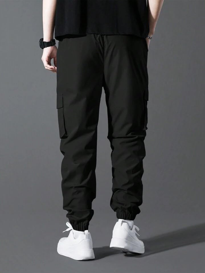 Image of Samfor Polyester Track Pants for Men || Men Track Pants || Men Stylish Track Pant || Cargo Track Pant for Men || Track Pant with Multiple Pockets