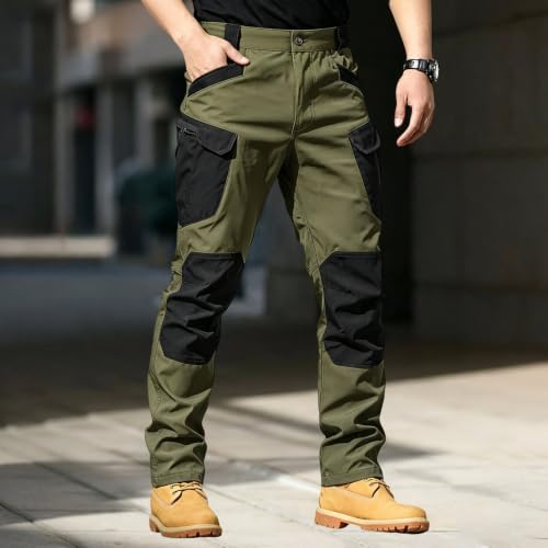 Tactical Cargo Pants for Men Ripstop Construction Waterproof Hiking Pants - image 2
