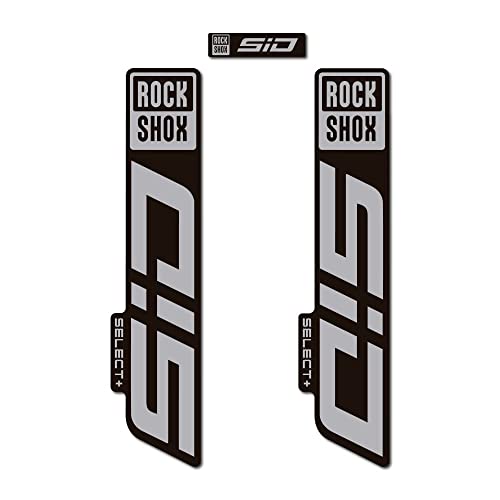STAR SAM Pegatinas Compatibles con horquilla bici Rock Shox Sid Select + 2020 Gris 1 CMT