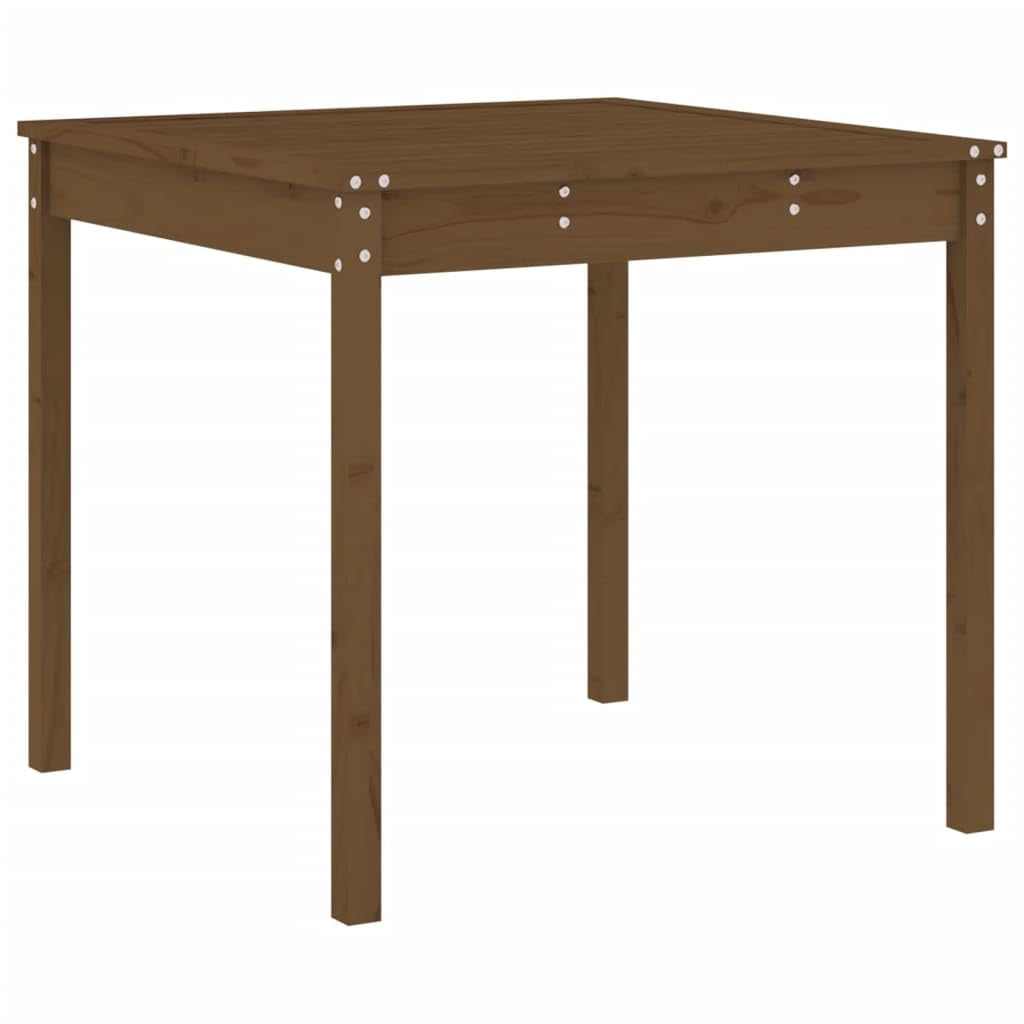 Set da bistrò, 3 pezzi, set da giardino in legno di pino, marrone