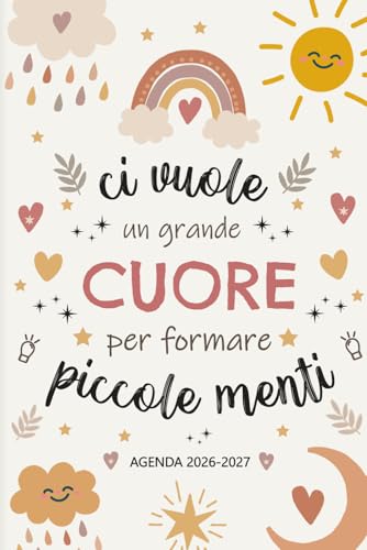 Regalo Della Maestra Agenda A5: Pianificatore settimanale e mensile |