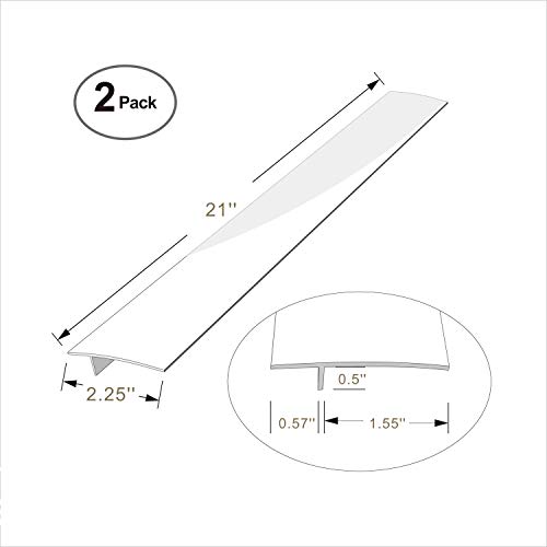 Silicone Kitchen Stove Counter Gap Covers, Heat Resistant Kitchen Counter Gap Non-Tacky Filler Seals Spills Between Counter, Stovetop, Oven, Washer, Set Of 2 (21 Inches, White) By Gosmol #TOP5