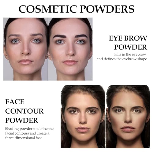 Image of Hairline Powder Stick, Hair Shadow Root Touch Up, Waterproof Shading Sponge Pen Filler for Cover Gray, Touch-Up, Thin Hair (Black)