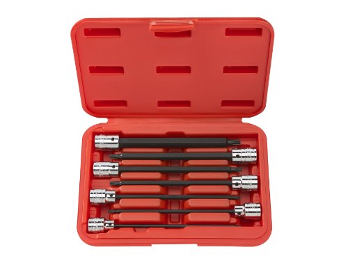 TEKTON 3/8-Inch Drive Extra Long Star Bit Socket Set, T10 - T40, 7-Piece | 1352