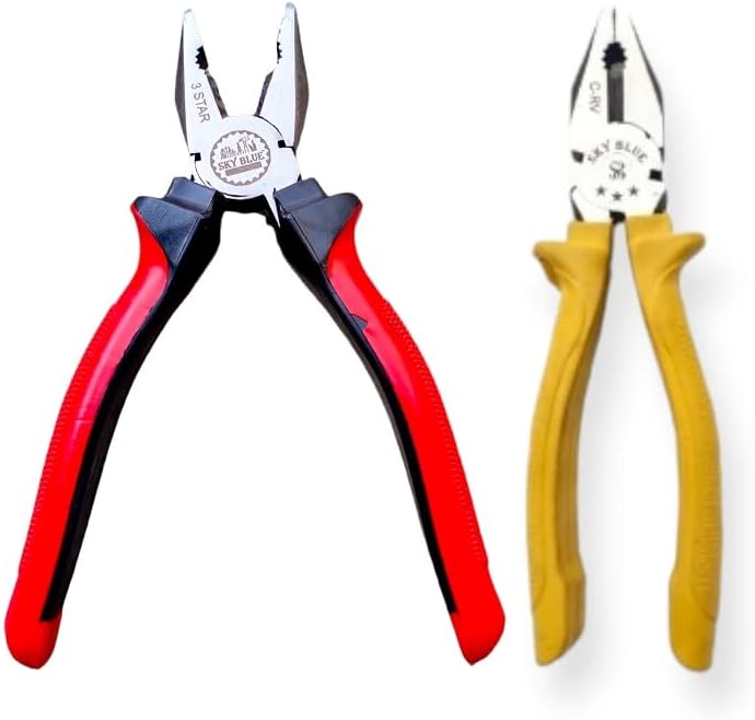 Sky Blue Combination Hand Tool's Multipurpose Professional Home & Office Used Tool's Kit (2 Piece) SBE544