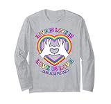 Photo Gallery l"amore è amore - divertente orgoglio lgbtq+& pizzazz maglia a manica Photo Gallery l"amore è amore - divertente orgoglio lgbtq+& pizzazz maglia a manica