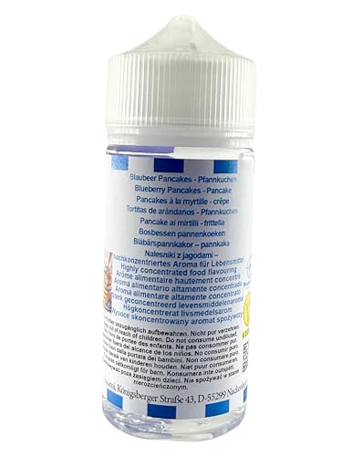 Concentré crêpe pancake myrtille liquide pour DIY vegan 100ml - 5