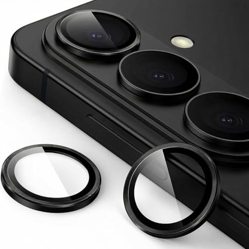 Image of Camera Lens Protector for Samsung Galaxy S26 / S26 Plus Black AR AF Coated 9H Tempered Glass Camera Guard, Anti Drop, Scratch Resistant Camera Lens, Case Friendly Waterproof Heavy Duty UHD Clear Camera Cover