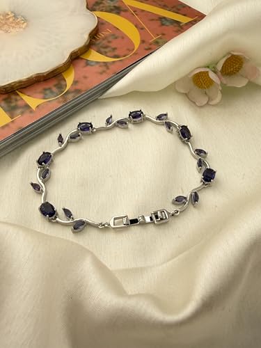 Image of Anti-Tarnish Tulip Bracelet for Women Stylish | Gold Plated Bracelet for Women | Fairy Bloom Rapunzel Bracelets | Daily Wear Gifting Jewellery | Gift for Anniversary