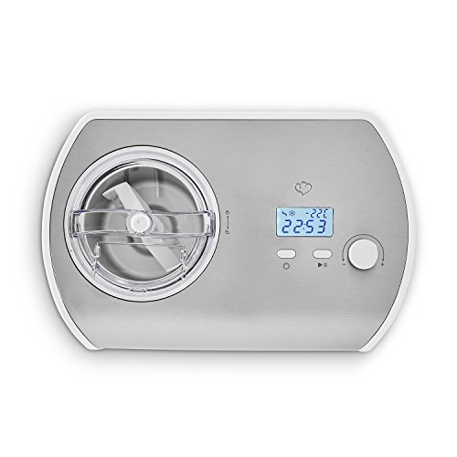 SPRINGLANE Eismaschine Elli 1,2 L mit selbstkühlendem Kompressor 135 W, Eiscrememaschine aus Edelstahl mit entnehmbarem… – Bild 3