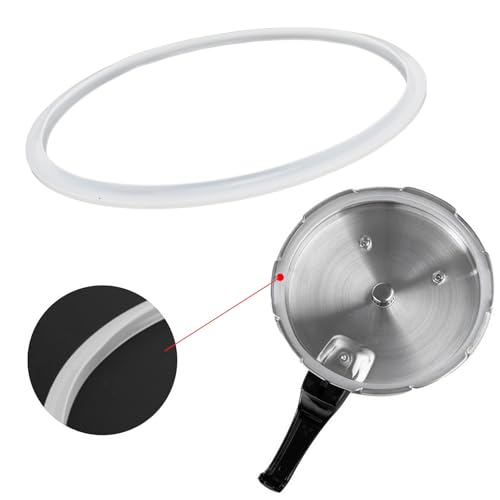 Image of Pressure Cooker Sealing Ring 26cm, Food Grade Silicone Replacement Gasket, Leak Proof O-Ring Seal Compatible with Aluminum Alloy Pressure Cookers