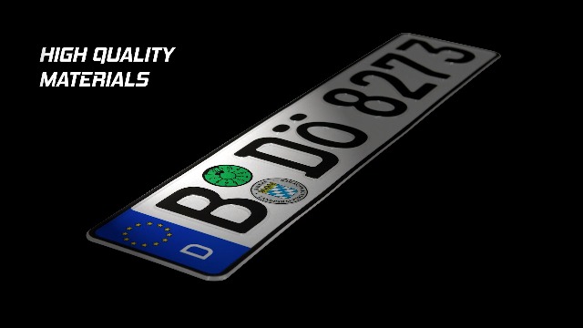 Amazon.com: Custom German License Plate - Authentic German Euro