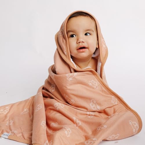 Image of Copper Pearl Premium Knit Hooded Bath Towel Cooper