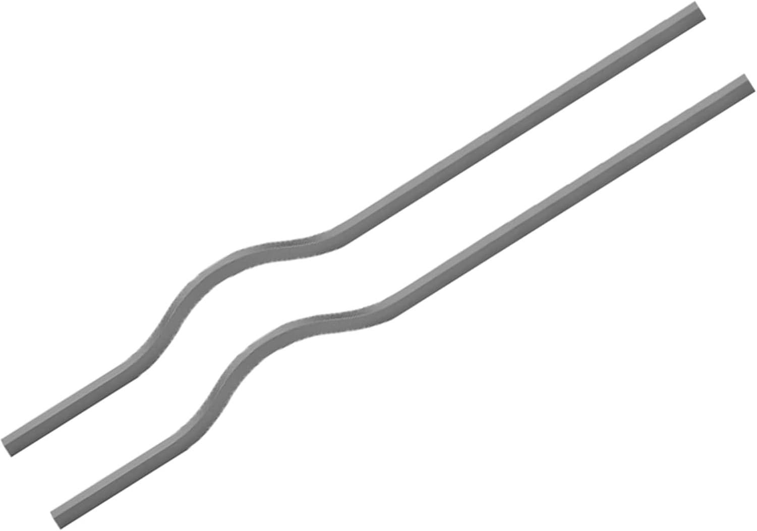 Aluminium Schrank Griffe Grau Möbel Türgriffe Massiv Küchen Schubladengriffe Beschläge Zug Griffe für Küche Badezimmer Schlafzimmer Büro 2 Stück, Length 1000mm, Length 1000mm