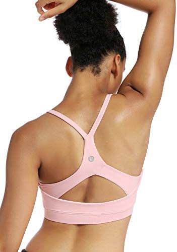 image for RUNNING GIRL Stappy Sports Bra for Women Sexy Open Back Medium Support