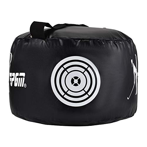 Huntvp Golf Impact Power Smash Bag Hitting Bag Swing Training (Black)