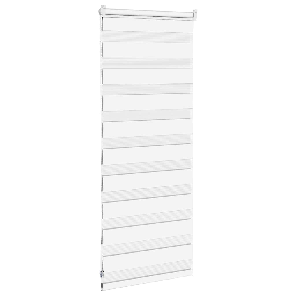 Roleta zebra biała 55x100 cm poliester