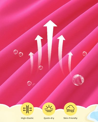 Image of Mioglrie Toddler Baby Swimsuit Girl Bathing Suit Girl 2T 3T 4T 5T 6T Girls One Piece Swimsuits Color Block Swimwear