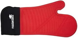 MasterClass Waterproof and Heat-Proof Silicone Oven Glove - Red