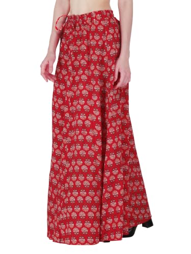 Image of Sttoffa Cotton Printed Women Wear Maxi Long Skirt 40 inch inch Full Length
