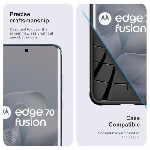 Image of SkyddShield Anti Glare Matte TPU hydrogel Edge to Edge Screen Protector Guard For Motorola Edge 70 Fusion, Motorola Edge 70 Pro and Motorola Edge 70 Pro Plus (6.8 Inch) With Installation Kit | Support Fingerprint | Edge to Edge Coverage